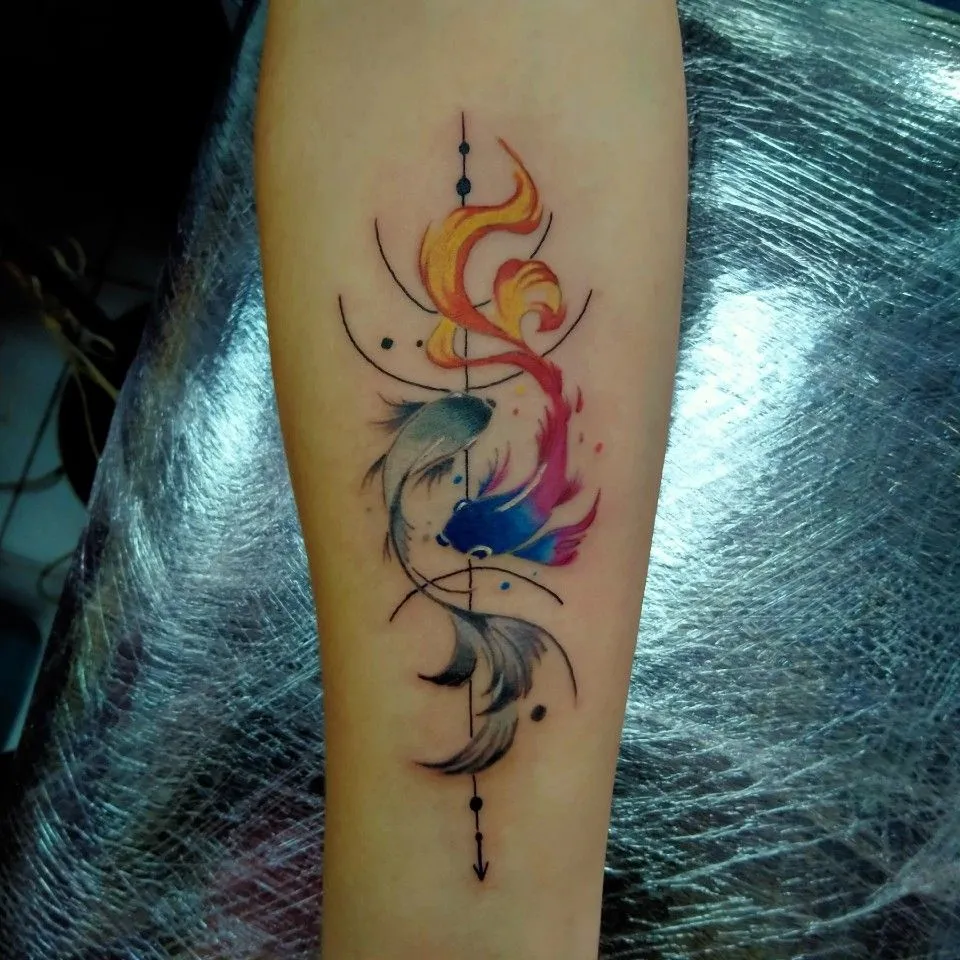 Koi Fish Pisces Tattoo: Capturing the Spirit of the Eternal Wanderer